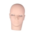 thumbnail image 2 of Extensión de las pestañas de la cabeza del maniquí de las pestañas, cabezal de práctica de entrenamiento de práctica suave reutilizable, cabezal de, 2 of 8