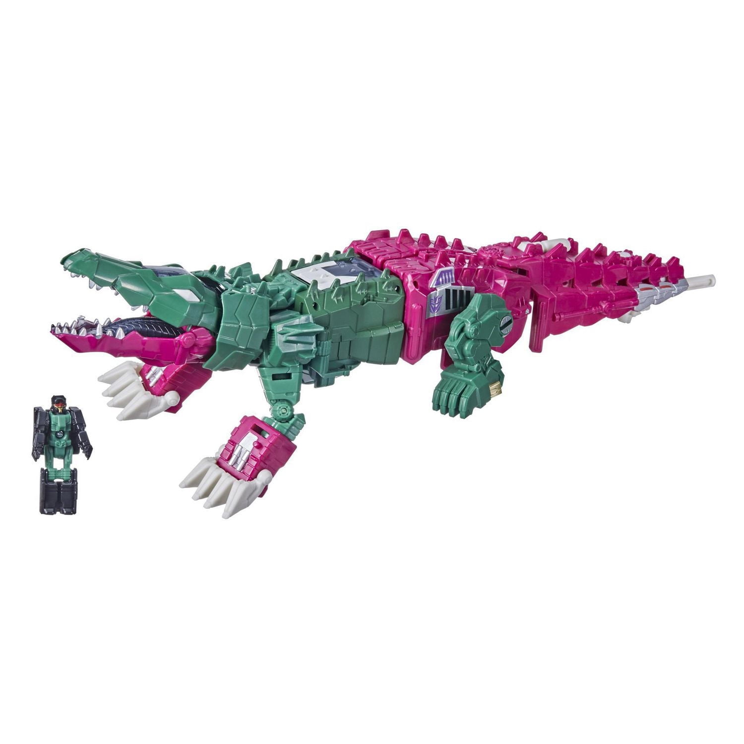 Transformers Generations Toys Deluxe Retro Headmaster Skullcruncher Collectible Action Figure - Adults and Kids Ages 8 and Up, 5.5-inch
