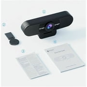 EMEET C960 Ultra 4K Webcam with 1/1.5 Sensor, PDAF, and Two Noise-Cancelling Mics. Performs very well in low-light conditions, premium and robust metal finish