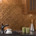 thumbnail image 5 of FASÄDE Monaco Decorative Vinyl Backsplash Panel in Antique Bronze (6X6 Inch Sample), 5 of 5