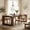 Dark Brown, variant on Fnova 86.6" Modern Dining Table for 8 People, Farmhouse Rectangular Narrow Extra Long Kitchen Table with Pedestal Base, Heavy Duty Dinner Table for Dining Room, Kitchen, Living Room