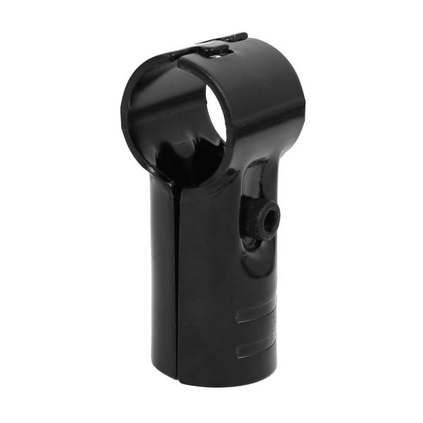Conector de tubo en forma de T de metal de 28 mm de diámetro, abrazadera de doble puerto