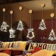 thumbnail image 5 of Creative Led Santa Claus Elk Bells Angel Suction Cup Chandelier 3d Moon Star, 5 of 5
