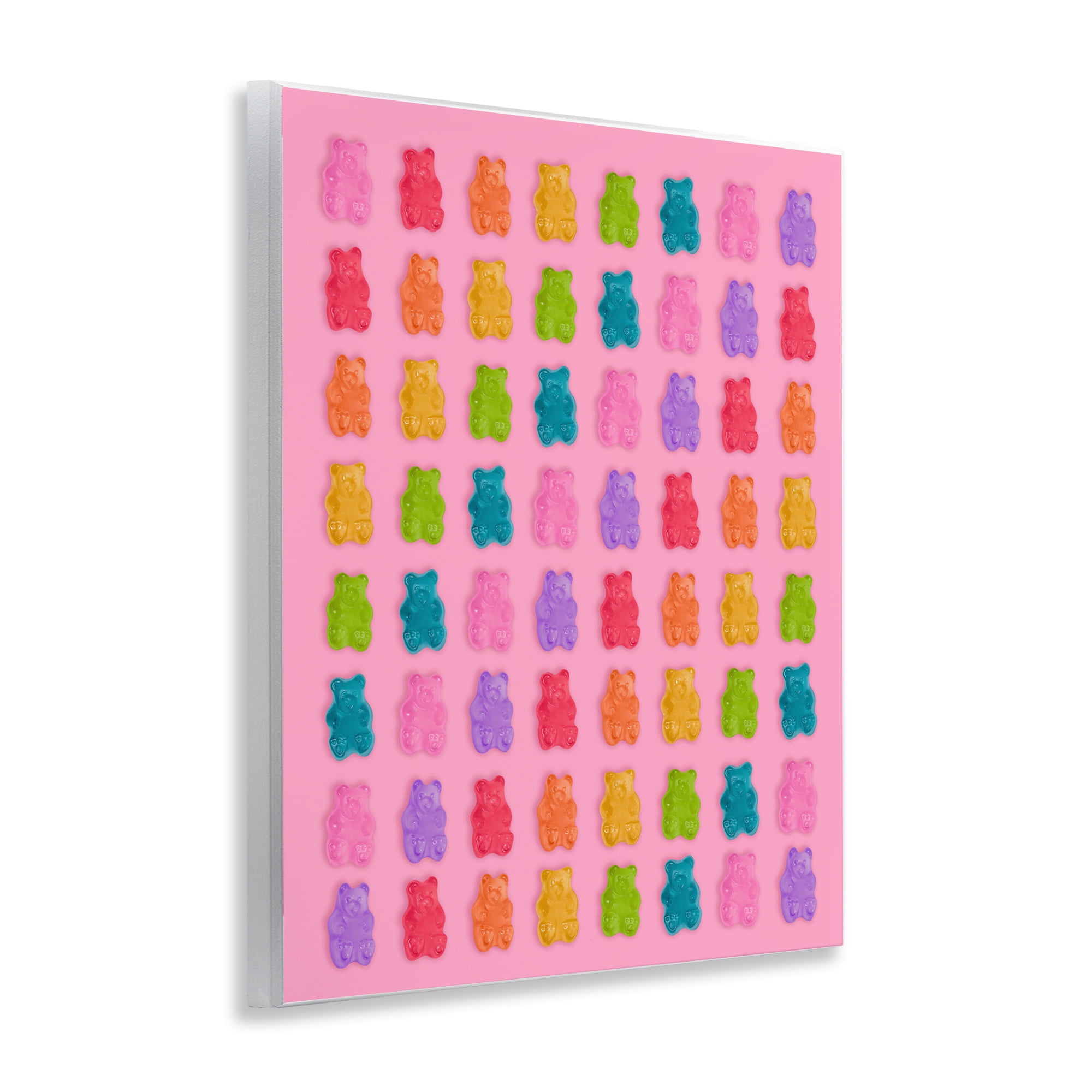 Stupell Industries Rainbow Gummy Bear Candies Wall Plaque Art, design by LISH Creative