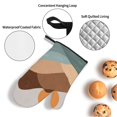 thumbnail image 5 of PUREYAH Oven Mitts And Pot Holders Sets, Kitchen Boho Art Sunset Mountains Oven Gloves Hot Pads Heat Resistant 4 Pieces, 5 of 6