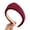 Burgundy, variant on Elegant Triangular Hair Accessory Retros Headbands For Women High Quality Fabric For Outfits Styling