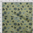 thumbnail image 4 of oneOone Cotton Cambric Dusty Green Fabric Sea Sewing Material Print Fabric By The Yard 42 Inch Wide, 4 of 4