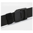 thumbnail image 4 of Janrevotw Men'S Elastic Stretch Belt, Men'S Metal-Free Plastic Buckle For Work Sports Stretch Belt （Gray), 4 of 9