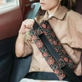 thumbnail image 2 of Rustic Daisy and Wildflowers Mastectomy Pillow - Vintage Boho Seatbelt Cushion - 2-Inch Thick Pressure Relief for Chest Surgery Recovery, 2 of 6