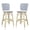 Navy, variant on Furniture of America Adino Aluminum Patio Bar Chair in Gray (Set of 2)