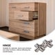thumbnail image 3 of unbranded 2Ud Bisagras Para Puertas Y Gabinetes En Aleación De Zinc Plateada Funcionales Y De, 3 of 5