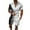 White, variant on Vedolay Mens Short Set Mens 2 Piece Suit Tee & Shorts Set Bodybuilding Jogging Tracksuits Sweat Outfit,White XL