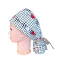thumbnail image 1 of Gorro quirúrgico de pelo largo con ECG, gorro esmerilado, gorro con hebilla de algodón puro estampado para mujer, 1 of 3