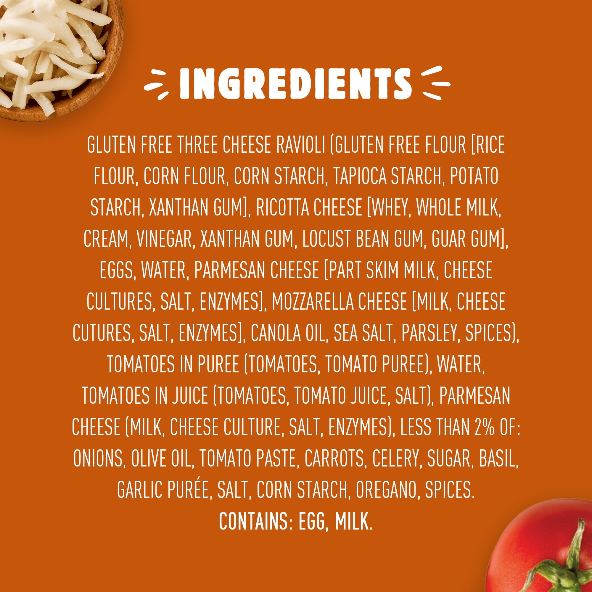 Udi's Gluten Free Three Cheese Ravioli, 18 oz (Frozen)