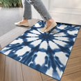 thumbnail image 4 of Blue Tie Dye Star Pattern Door Rugs,Washable Non Slip Door Mats Indoor,Decorative Door Mats,Entry Mat Indoor for Entrance,Bedroom,Kitchen,Bathroom,17"x30", 4 of 6