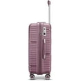 thumbnail image 3 of TRAVLR Valise 28 Pouces Légère Durable 100 % PP Rigide Extensible, Chariot en Aluminium, Roues Doubles Pivotantes Silencieuses, Cadenas TSA - Rose, 3 of 9