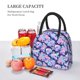 thumbnail image 5 of Balery pinkk flower crystal Skull Bolsa de Almuerzo para Mujeres, Caja de Almuerzo, Bolsa de Almuerzo Pequeña Impermeable, Tote de Almuerzo Reutilizable con Gran Capacidad, 5 of 6