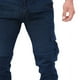thumbnail image 5 of Jogger cargo de gabardina stretch John Silver Corte skinny color azul petróleo, 5 of 5