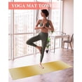 thumbnail image 2 of Yellow Ombre Yoga Towel for Hot Yoga Non Slip, Modern Abstract Art Farmhouse Gradient Yoga Mat Towel Absorbent Yoga Sweat Towels Microfiber Hot Yoga Blanket for Bikram Pilates 26"x74", 2 of 7