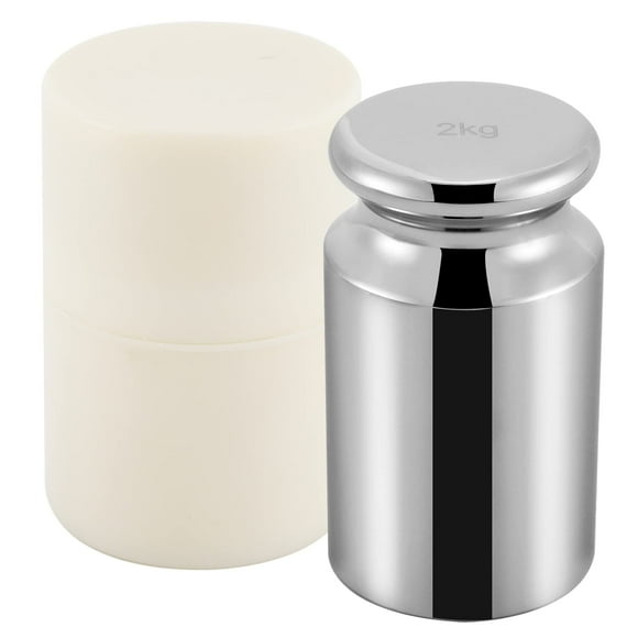 Peso de calibración Bonvoisin de acero al carbono clase M1 de 2 kg