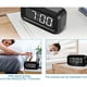thumbnail image 2 of (White) Digital Clock, Auto Night Mode, 3 LED Brightness Levels, Battery Powered, 12/24 Hour Alarm Clock for Kids, Seniors, Teen Students, Sleeping Adults, 2 of 5