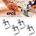 thumbnail image 2 of Luckyn 4 Pcs Stainless Steel C Clamps Tiger Clamp for Mounting U Clamps Small Desk Clamp, 2 of 5