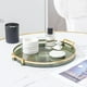 thumbnail image 4 of Bandeja Redonda de Moda para El Hogar, Sala de Estar, Mesa de Centro, Bandeja para Guardar Tazas de Té, Bandeja de Almacenamiento, 4 of 6