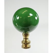 Hunter Green Ceramic Ball Finial 2.25"h