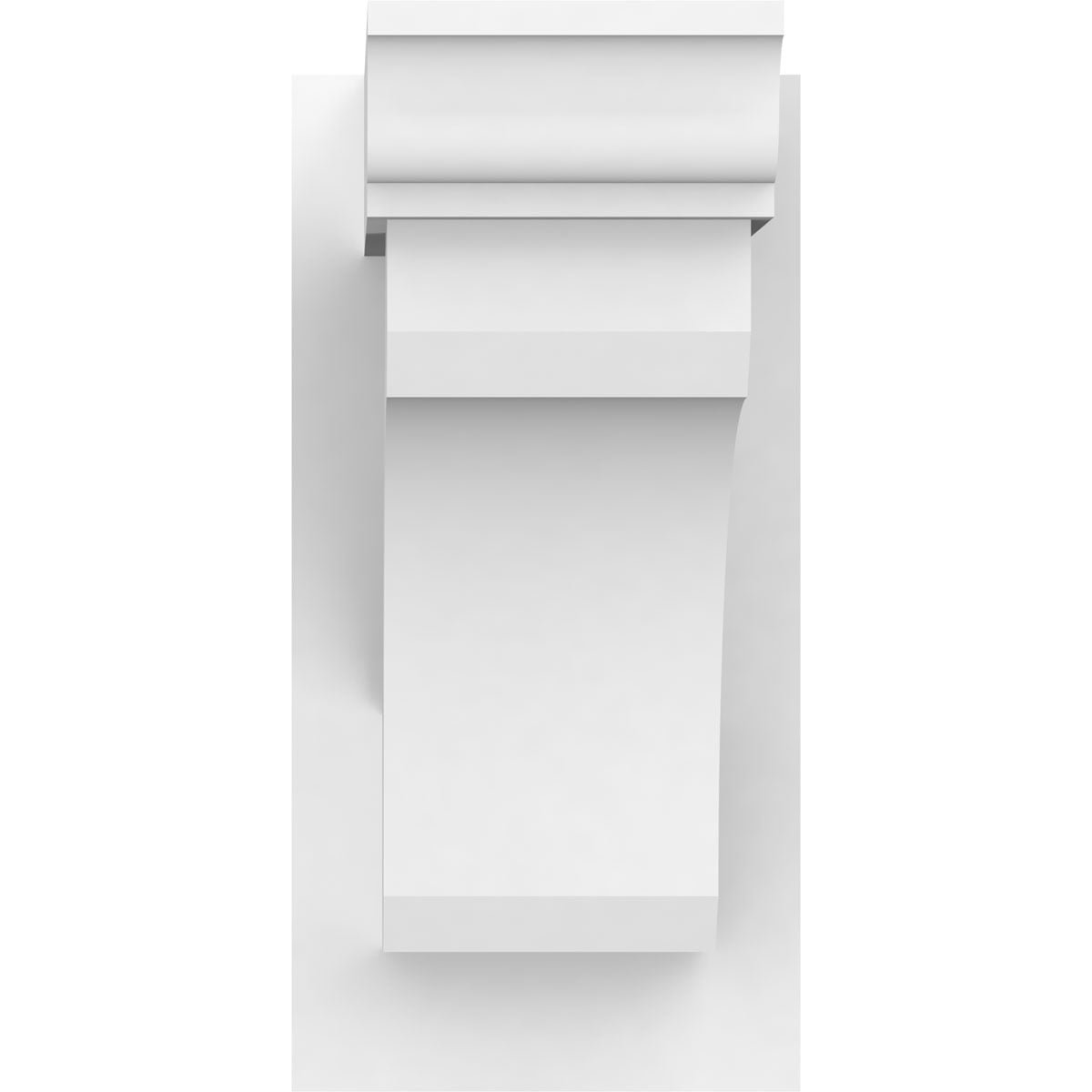 7"W X 14"D X 14"H Legacy Architectural Grade PVC Outlooker with Traditional Ends