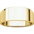 thumbnail image 3 of 8mm Flat Tapered Band in 10k Yellow Gold - Size 6, 3 of 7