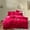 Bright Pink, variant on MorroMorn Fluffy Comforter Duvet Cover Set, 5 Pcs Bedding Sets Faux Fur Plush Velvet Shaggy Ultra Soft Luxury for King Cal King Size Pink