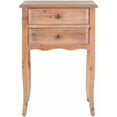 thumbnail image 2 of SAFAVIEH Lori Country Nautical End Table w/ 2 Storage Drawers, Red Maple, 2 of 5