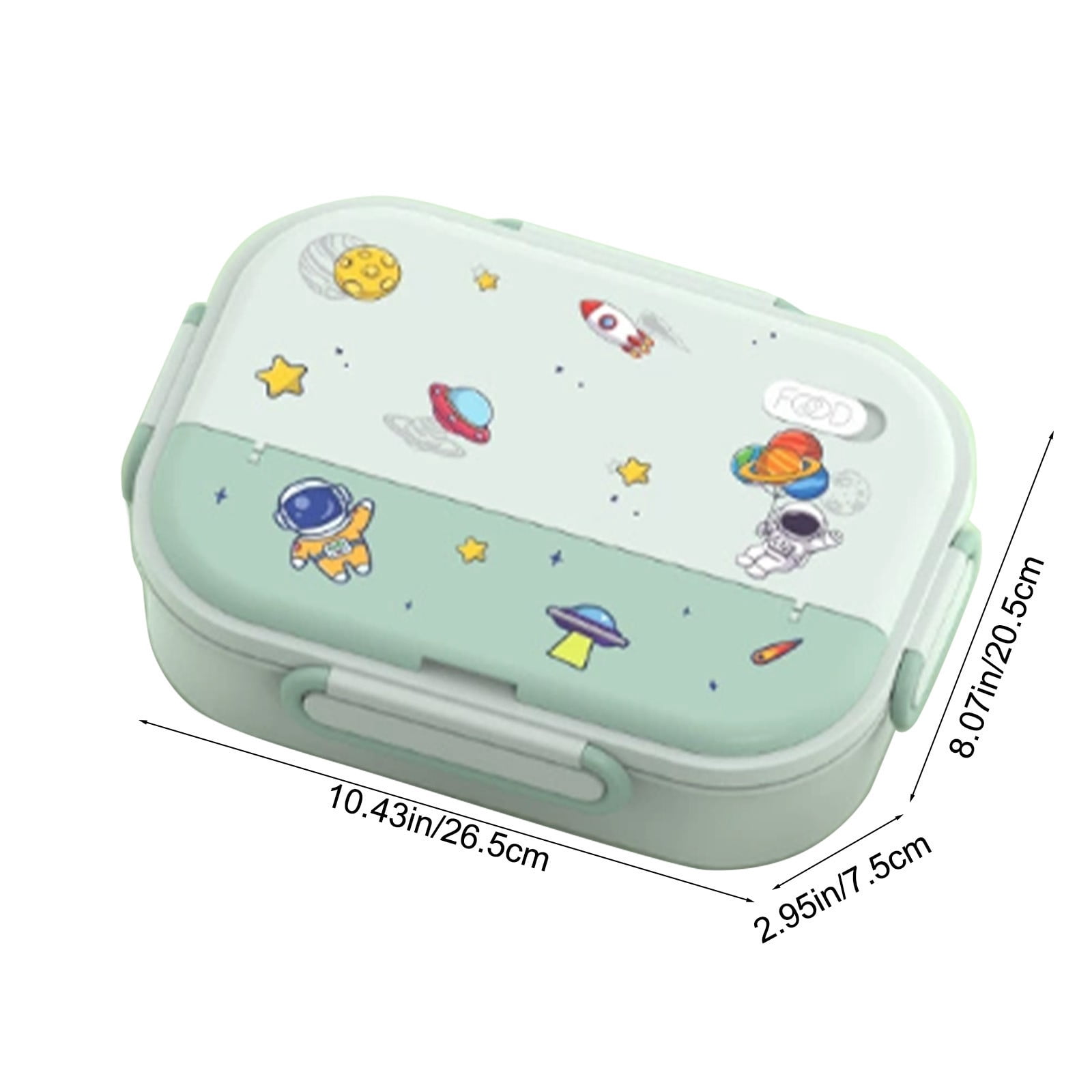 AuroraX 4 Compartments Insulated Lunch Box Containers 35 oz Portable Freezable Stainless Steel Bento Lunch Box for Men Women Green Microwave Safe BPA-Free Food Storage Boxes for School Office Picnic