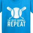 thumbnail image 4 of Inktastic Grunge Eat Sleep Baseball Repeat Youth T-Shirt, 4 of 5