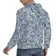 thumbnail image 6 of Salouo Paisley4 Pattern Men's Fall Hoodie Sweatshirt,Sport Hoodie with Pockets for Men Pullover Casual Hooded Sweatshirt-Small, 6 of 7