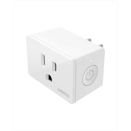 Wemo Smart Plug: Easy Setup Outlet for Smart Home, Remote Control of Lights and Devices with Alexa, Google Assistant, Apple HomeKit Compatibility (Single Pack)