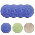 thumbnail image 2 of Coofit 4 Pcs Napperon de Table Créatif Universel Rond Antidérapant Tapis de Table Dessous de Plat, 2 of 10