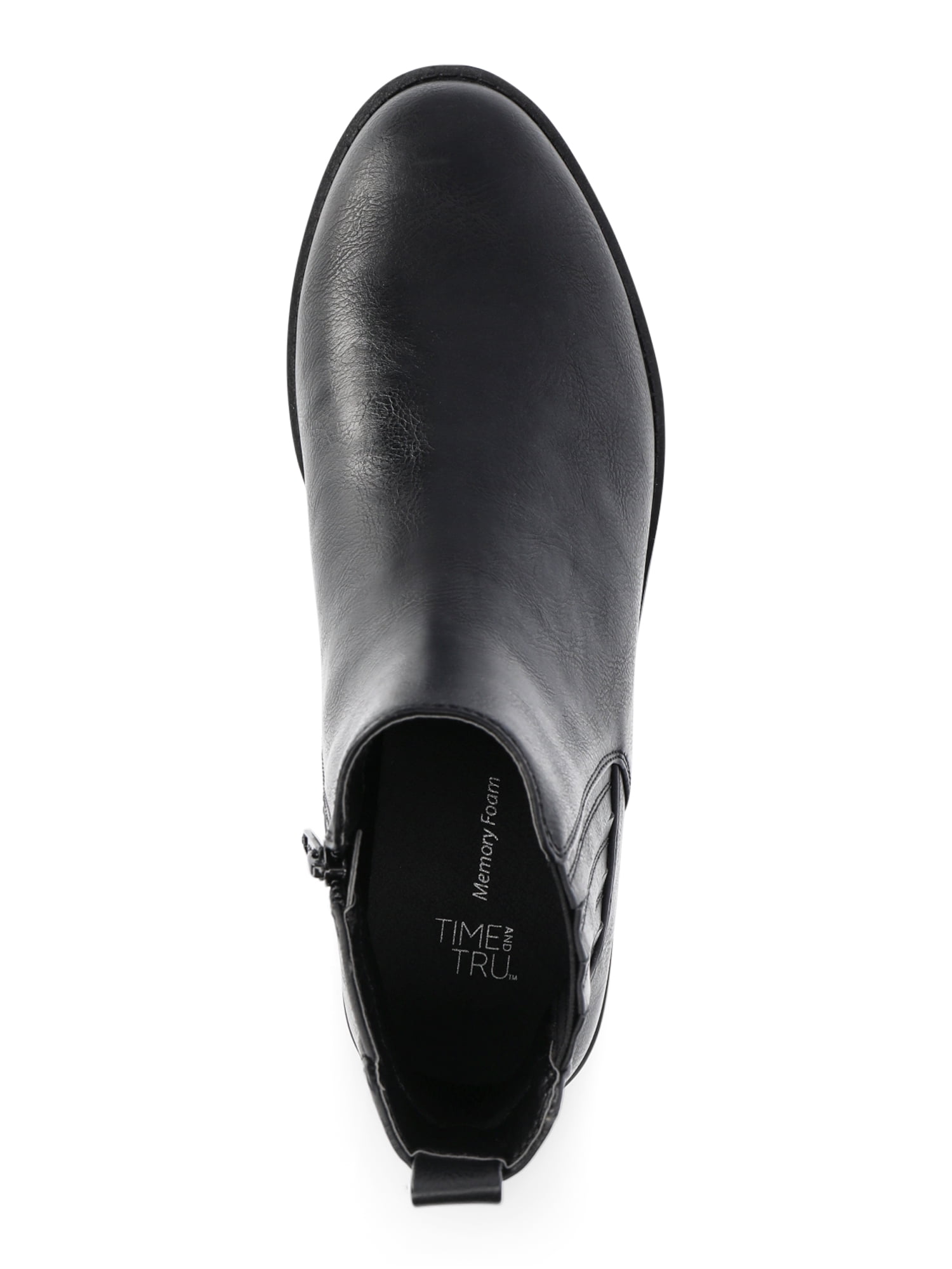 Time and Tru Women's Lug Chelsea Boot, Wide Width Available