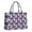 Purple French Bulldog, variant on Large Capacity Tote Bag,Red Dog Art Footprint Handbag Fashion Luxury Tote Bag,15.7"x13"x 5.1" Inches,Laptop Compatible