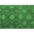 thumbnail image 1 of Ahgly Company Indoor Rectangle Southwestern Emerald Green Country Area Rugs, 7' x 9', 1 of 4