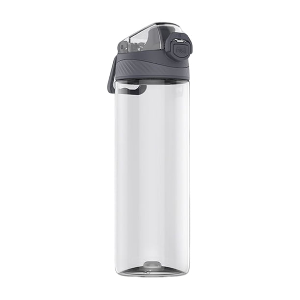 Soidarity Taza deportiva Cerradura de seguridad portátil Botella de agua de reposición Botellas insípidas no tóxicas Navidad para el hogar al aire Kits de desorden para acampar gris roca 620ml Soidarity OD030031-02
