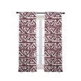 thumbnail image 3 of 3S Brother's Home Décor Curtains BOHO Design Set of 2 Panels Velvet Look Hanging Back Tap and Rod Pocket Décor Nursery Room Bedroom Kitchen Window - Made in Turkey 29R-Pink (52"Wx108"L), 3 of 6