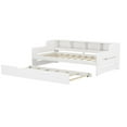 thumbnail image 2 of Twin Size Wooden Day Bed with 3 Trawers for Guest Room, Small Bedroom, Study Room, White, 2 of 5