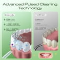 thumbnail image 2 of OasiSmile Water Flosser for Teeth, Cordless Water Picks Portable  Dental Floss 350ML Rechargeable Oral Irrigator for Home Travel Office, Black, 2 of 7