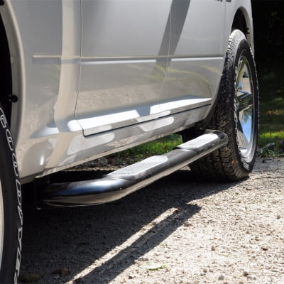 NERF BAR ROUND 3" Fits select: 2019-2020 CHEVROLET SILVERADO C1500 LT, 2021-2022 CHEVROLET SILVERADO K1500 LT