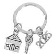 thumbnail image 1 of Shisuyan Housewarming Keychain New Home Key Ring Zinc Alloy Key Chain Key Chain Bag Hanging Pendant Keychain Housewarming Keychain For New Homeowner, 1 of 8