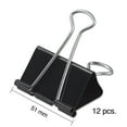 thumbnail image 4 of Staples 2" Binder Clips Large Black 12/Pack (10669) ST10669/10669, 4 of 5
