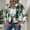 Green, variant on Goodtrade8 Button Jackets for Women Plaid Bomber Jackets Lightweight Casual Collared Long Sleeve Womens Tops for Winter
