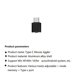thumbnail image 4 of USB C Mouse Jiggler Undetectable Automatic Type C Mouse Mover 3 Jiggle Modes Driver-Free for Keeps Computer Awake, 4 of 5