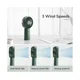 thumbnail image 4 of Ventilador Portátil Recargable 4000mAh - Verde, 3 Velocidades, Hasta 16 Horas de Uso, Ligero y Potente para Viajes y Oficina, 4 of 6